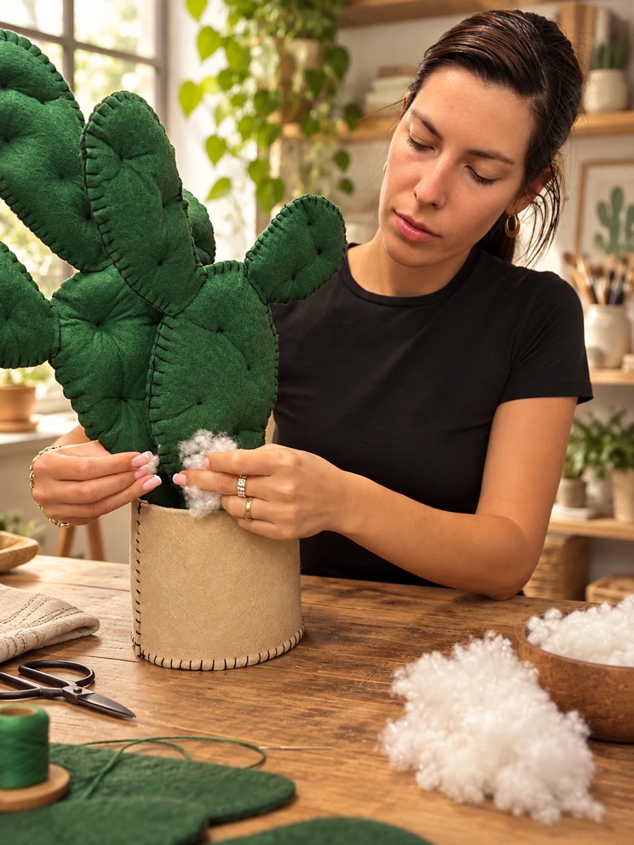 Im Atelier genäht